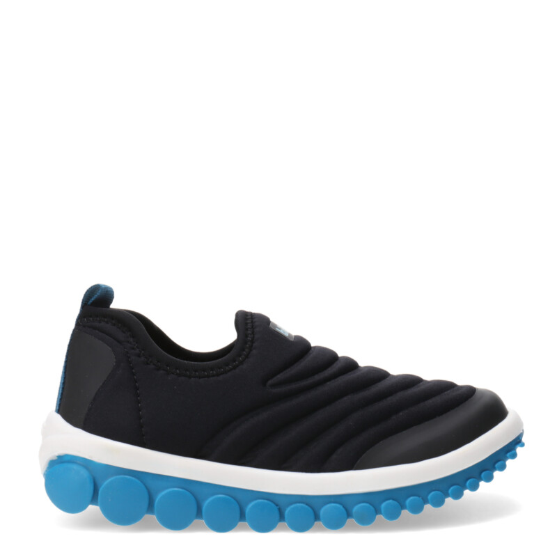 Championes Infantiles Bibi Roller 2.0 Negro - Azul Cobalto