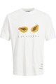 Camiseta Belmontfront Abstracta Bright White