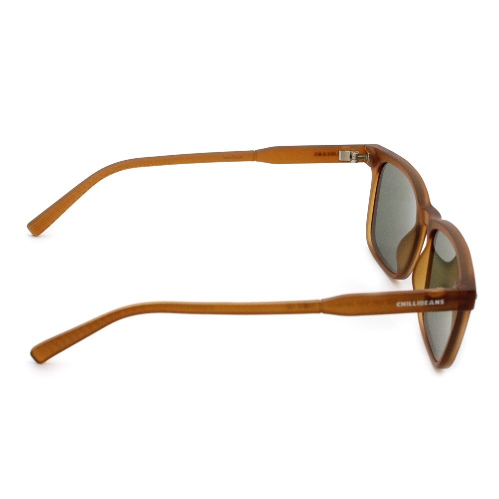 Lentes De Sol Chilli Beans Bossa Nova Verde/Marrón Oscuro