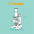 Microscopio Infantil Niños C/ Aumento 1200x 360° Kit Ciencia Color Blanco