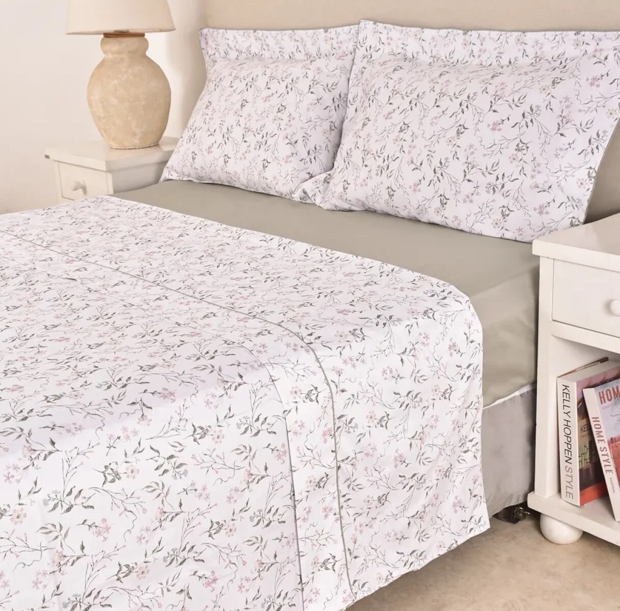Sabana Finezza 400h Florcitas Rosa - King 