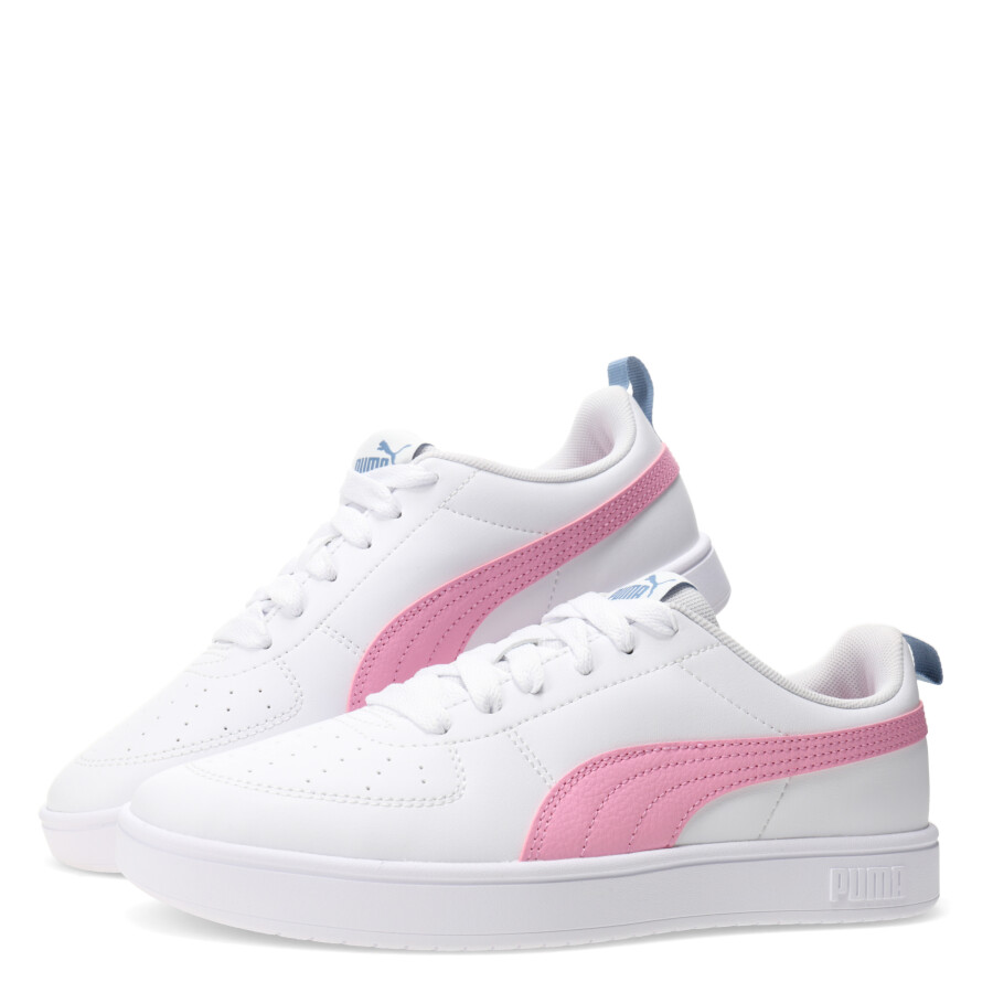 Championes Infantiles Puma Rickie Kids Blanco - Rosa - Lila