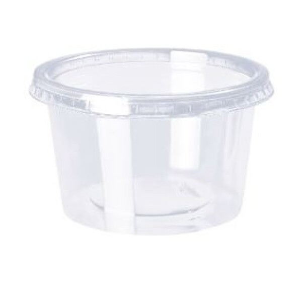 POTE KIT PP CON TAPA 350 ML CAJA X 432 UNIDADES TRANSPARENTE