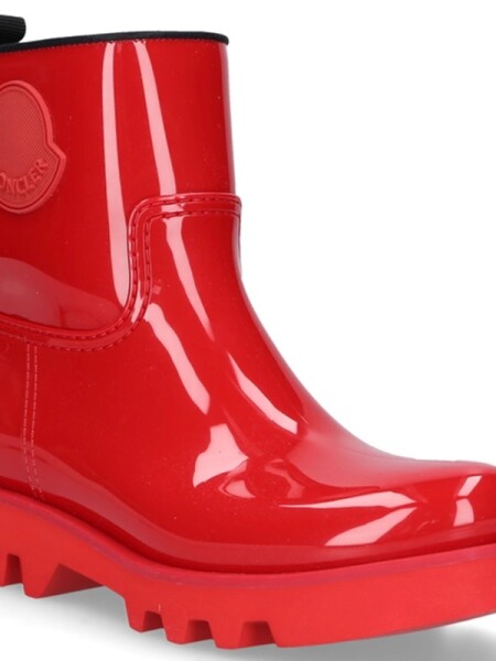 Moncler -Botas de lluvia antideslizantes, Ginette Rojo