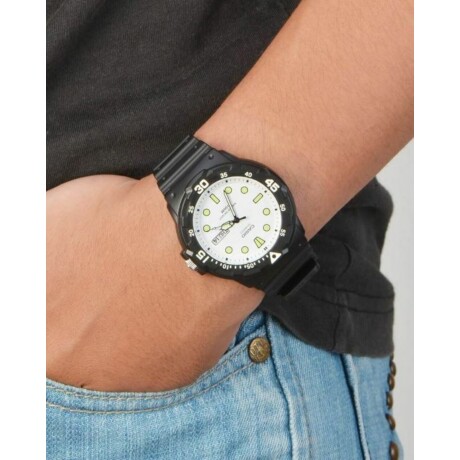 Reloj Análogo Casio MRW-200H-7EVDF Resistente Al Agua Negro,Negro,Blanco