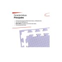 PISO GOMA EVA ENCASTRABLE 1MX1MX2CM VIOLETA