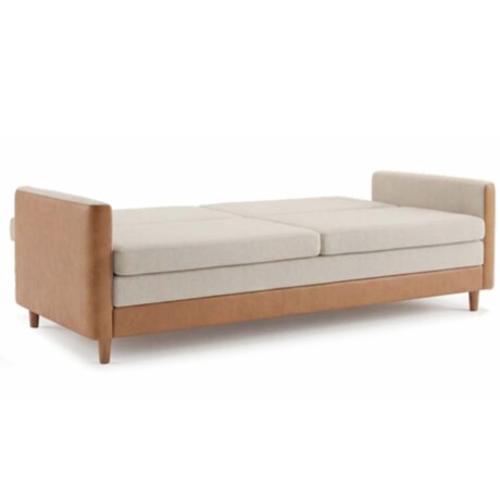 SOFÁ SILLÓN CAMA AUDAX 2 CUERPOS BEIGE
