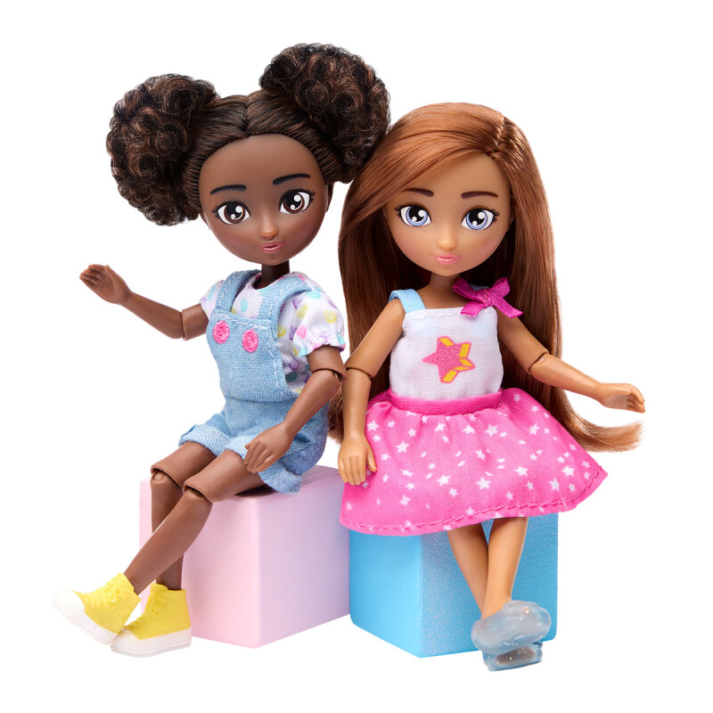 Muñecas Isa y Evie con accesorios Hey Bestie Muñecas Isa y Evie con accesorios Hey Bestie