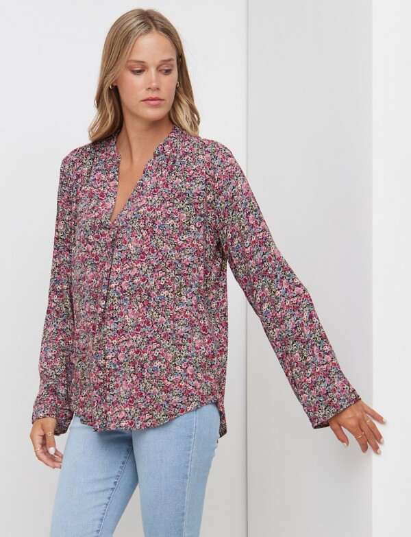 Blusa Floral MULTI/ROSA