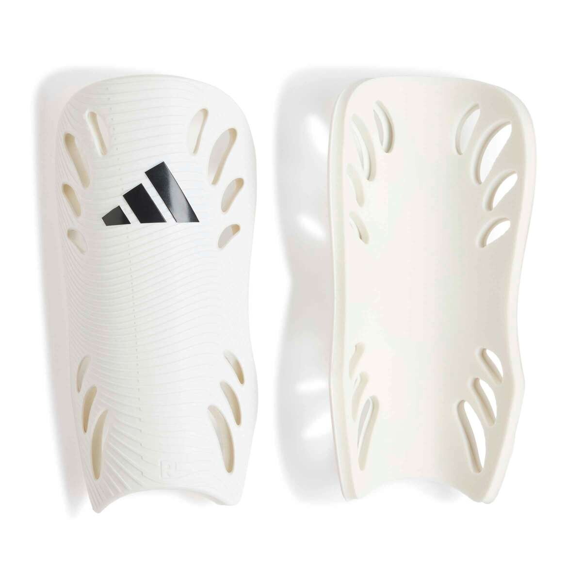 Espinilleras Adiflex Championes Fútbol Tapones Intercambiables Unisex - Blanco 