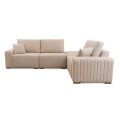 SOFA ESQUINERO VERSATILLE - BOUCLE BEIGE SOFA ESQUINERO VERSATILLE - BOUCLE BEIGE