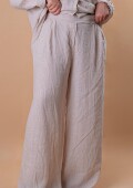 Palazo 100% lino Beige