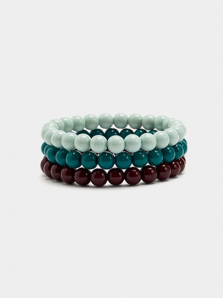 Set De Pulseras De Resina multicolor