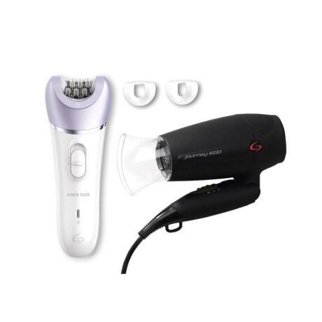 Pack Gama Secador Journey y Depiladora Oasis Look 001