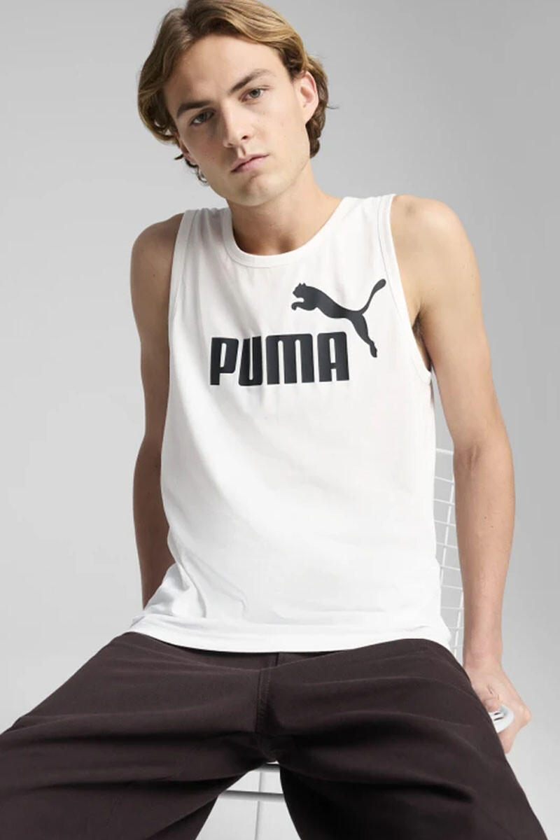 Musculosa Puma Logo Tank 682544 Blanco