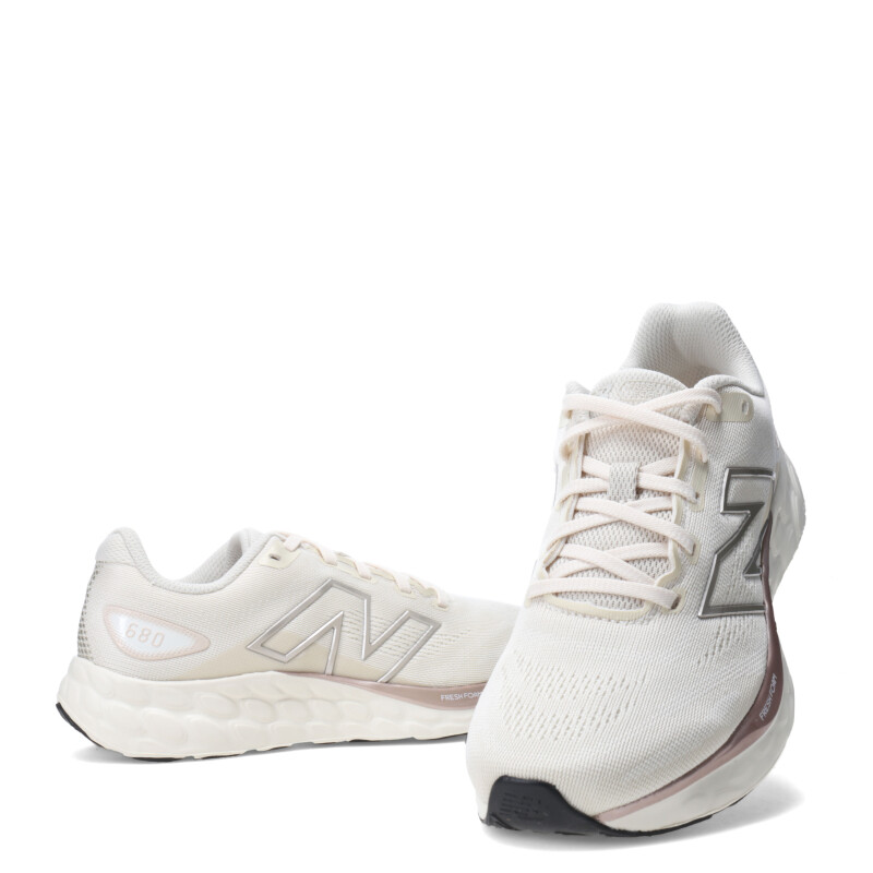 Championes de Mujer New Balance Running Course Beige - Plateado
