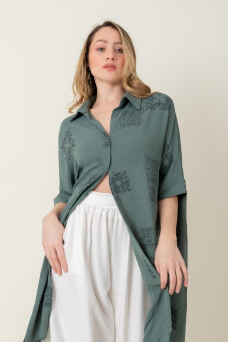 CAMISA ALOE Verde seco