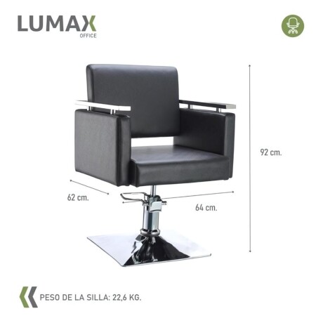 Sillon de Peluqueria y Barberia Hidraulico Giratorio Blanco