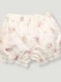 Bombacho con flores y puntilla Bombacho con flores y puntilla