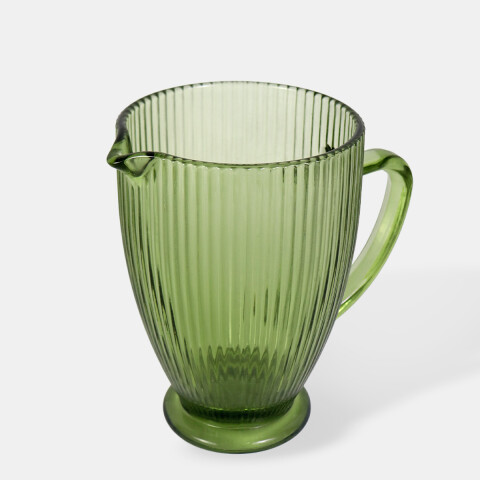 JARRA DE VIDRIO VERDE 1100ML Unica