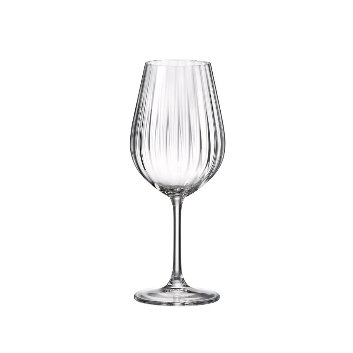 SET 6 COPA VINO 520ML SARAH WATERFALL BOHEMIA 