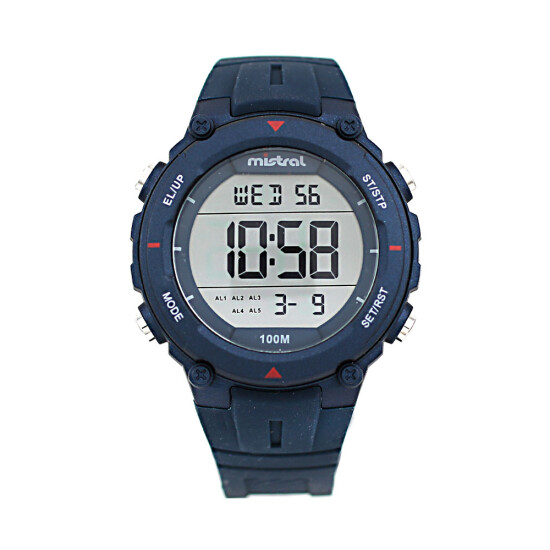 Reloj Mistral Deportivo Silicona Azul 0