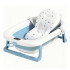 Bañito Plegable Cambiador Baño Con Sensor Temperatura Bañera Bebes Ducha Banito Imback Color Azul Bañito Plegable Cambiador Baño Con Sensor Temperatura Bañera Bebes Ducha Banito Imback Color Azul