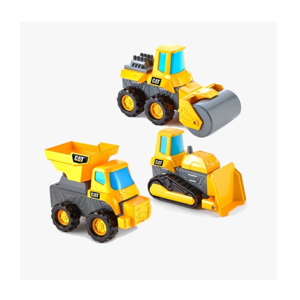 CAT – Crea Tu Propio Máquina de Construcción 31 cm CAT CREA TU PROPIO VEHICULO DE CONSTRUCCION COMO LOS REALES RESISTENTES PARA EXTERIOR E INTERIOR DE 31 CM. 82736