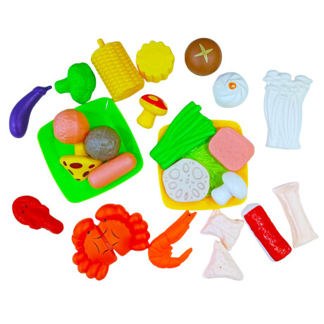 Set Alimentos 160pc Comidas Juguete Frutas Verduras Jug007017
