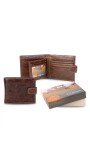 BILLETERA CUERO VULCANO WHISKY