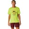 Fujitrail Logo Ss Top M - Hombre Neon Lime/br.orange/performanc