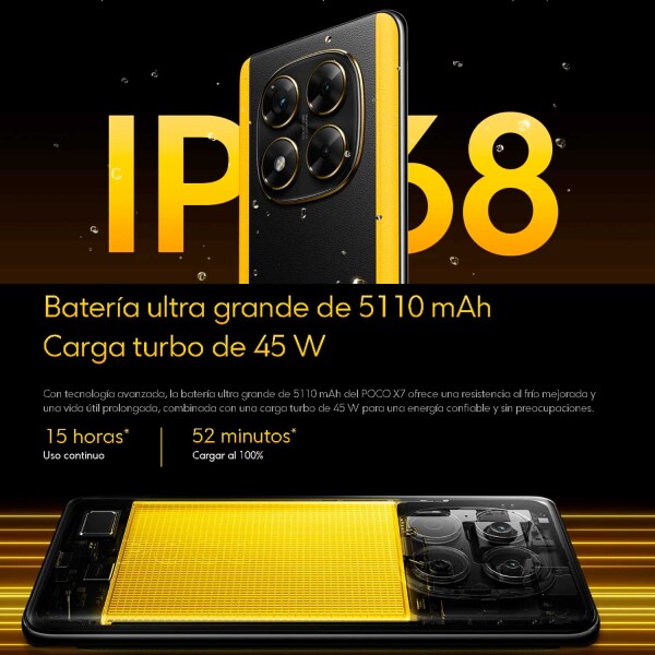 Xiaomi Poco X7 5g 12/512gb CEL XIAOMI POCO X7 12/512 5G NEGRO