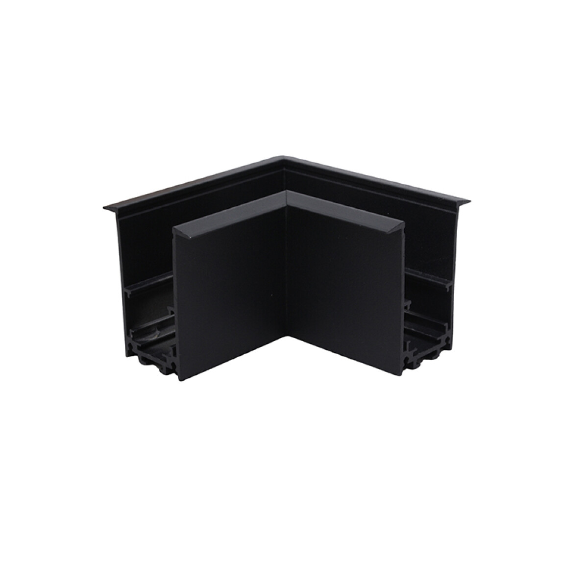 Conector L horizontal p/riel magnetico embutir - ZU0515 