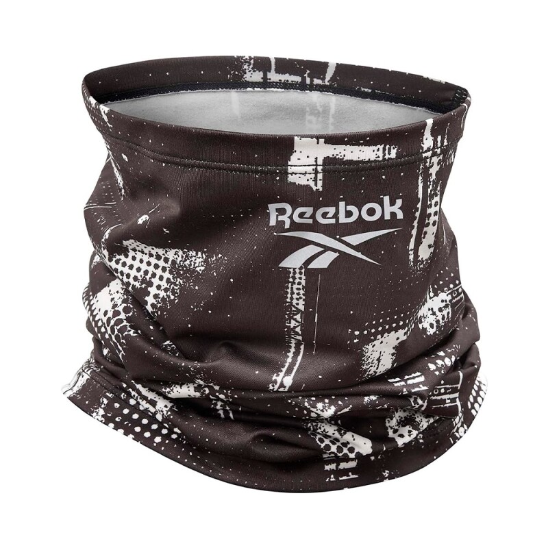 Cuello Térmico Running Reebok Gris Con Blanco Diseño