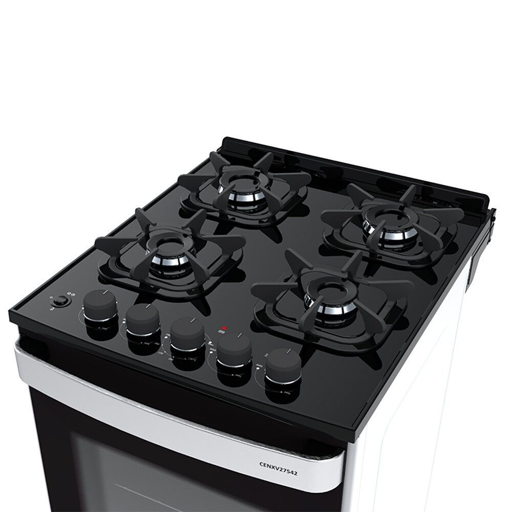 COCINA MULTIGAS BLANCA 4 QUEMADORES QUEEN Cocina Multigas Blanca 4 Quemadores Queen