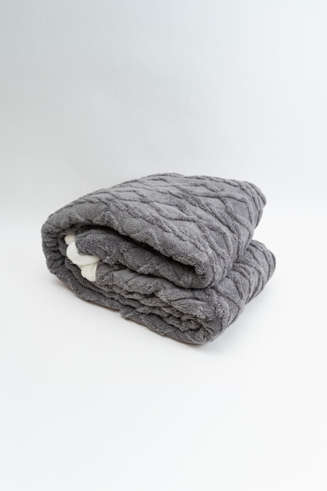 Manta Stace 1 1/2 Plaza - 420g Gris