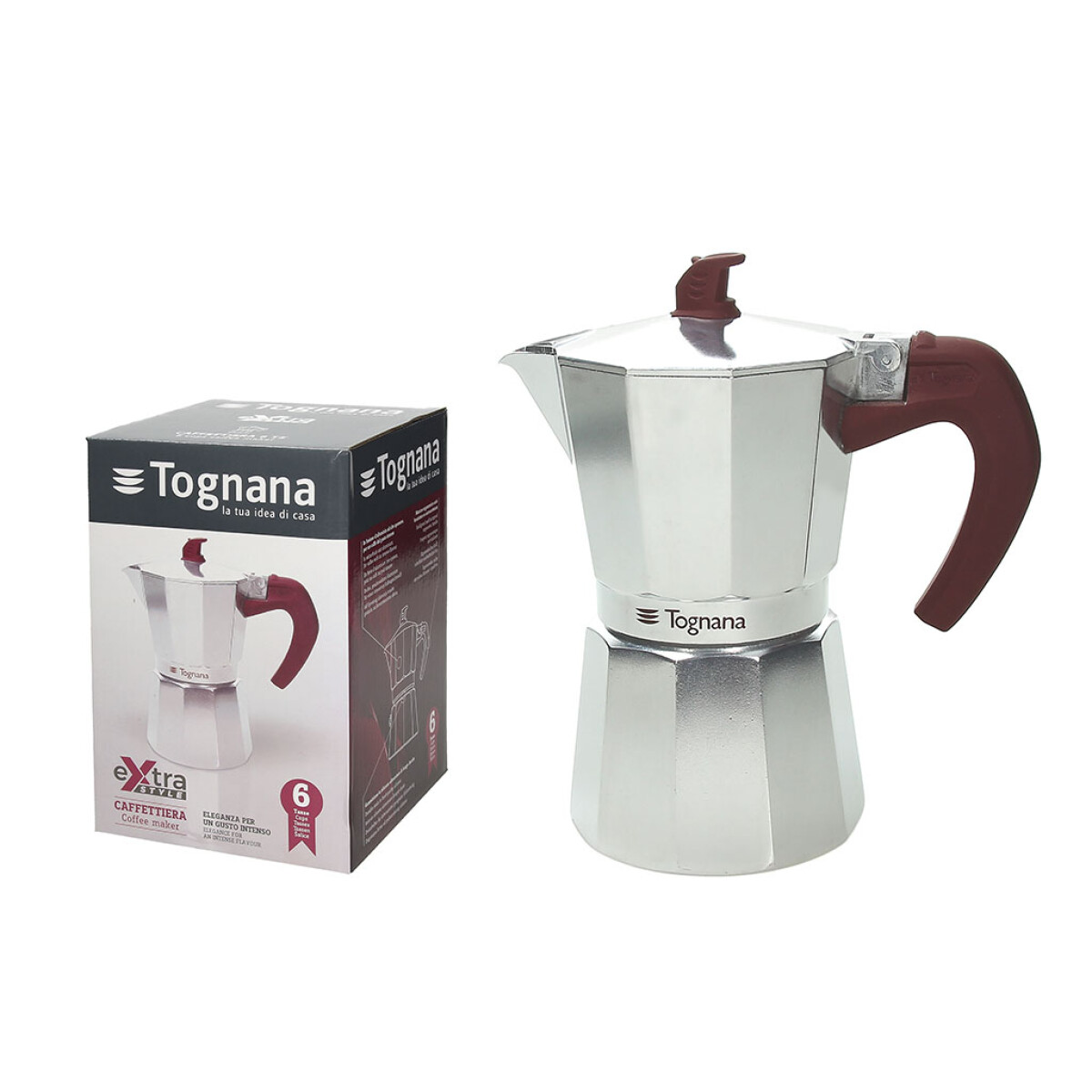 Cafetera Tognana V443056MORU 6 Tazas Extra Style 