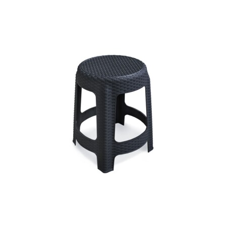 BANQUETA SIMIL RATTAN ARQPLAST NEGRA BANQUETA SIMIL RATTAN ARQPLAST NEGRA