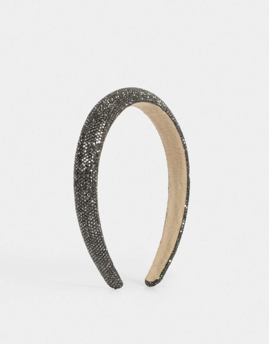 Vincha Rígida Glowshine - Plateado Hematite 