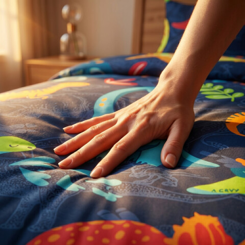 Acolchado 1 Plaza Doble Faz Microfibra Térmico 150 x 230cm Dinosaurios - Stegosaurus Acolchado 1 Plaza Doble Faz Microfibra Térmico 150 x 230cm Dinosaurios - Stegosaurus