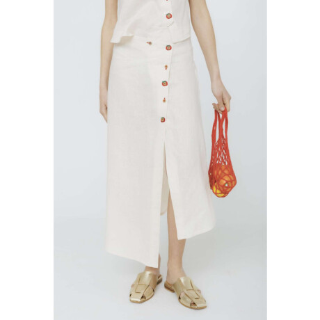 Pre Venta Falda Raíz Blanco