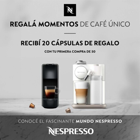CAFETERA NESPRESSO ACERO BLANCO ESSZAC30W