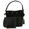Cartera Mujer Darkness Soleil Con Neceser Negro