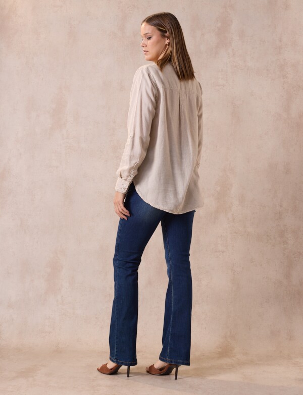 Blusa Lino BEIGE