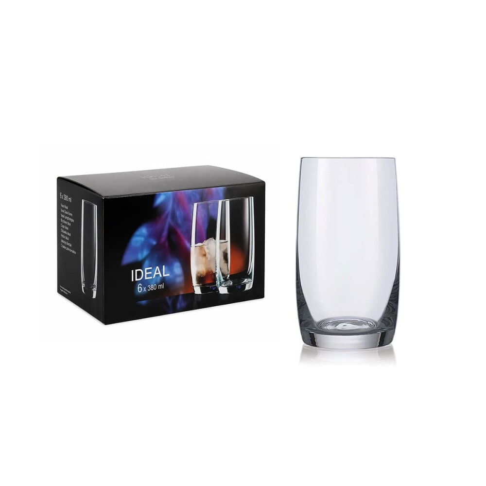 Set vasos Ideal 380 ml x6 BOHEMIA Set vasos Ideal 380 ml x6 BOHEMIA