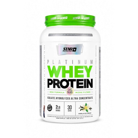 Platinum Whey Protein Star Nutrition Vainilla 2 lb