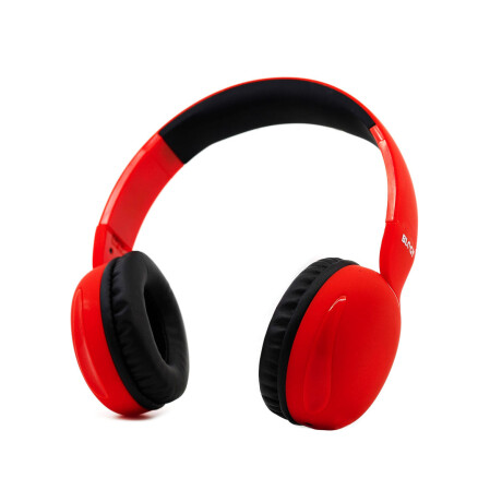 Auriculares Blogy Bluetooth Música Inalámbrico C/ Mic Rojo