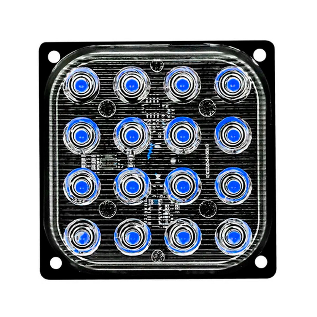 FARO LED - 16 LED AZUL 85X85 12/24V DUNCAN 