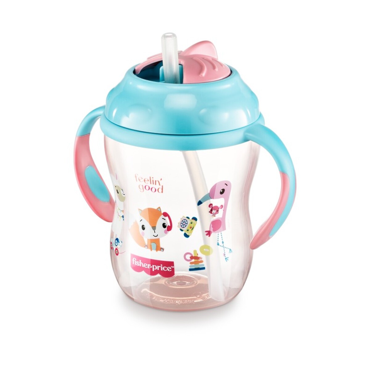 Vaso sorbito fisher price rosa 