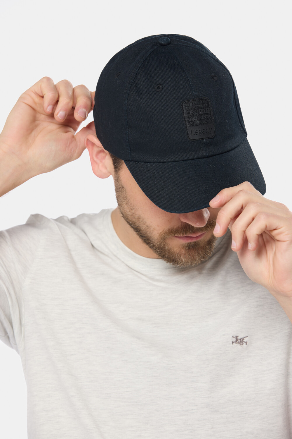 GORRO VISERA DE LONA Negro